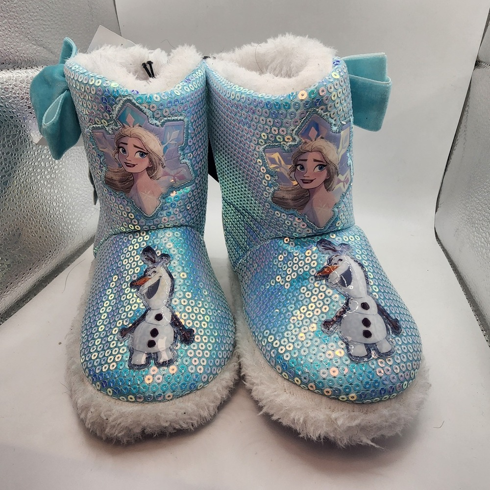 New Frozen Toddler Girls Slipper Bootie In 9-10 ~New with Tags-